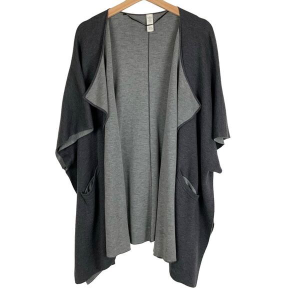 Lululemon After Asana Wrap Cashmere Blend Yoga Sweater Grey Women's Small - Picture 3 of 9